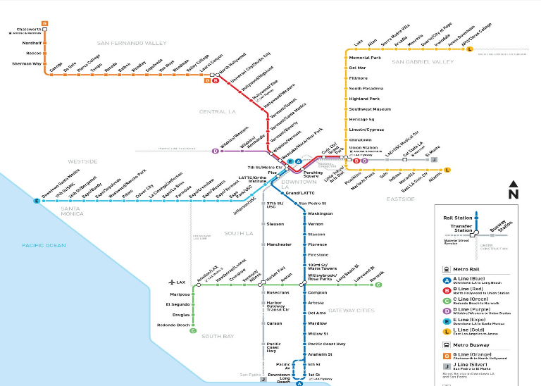 完全保存版！ロサンゼルスのバス、電車の乗り方、料金、便利アプリ紹介 